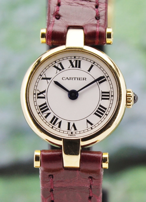 (image for) Cartier Mini Vendome 18K Yellow Gold Watch / 866010
